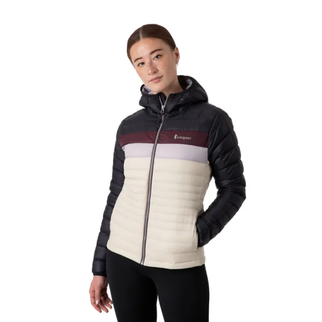 High Neck Women's Fuego Hooded Down Jacket