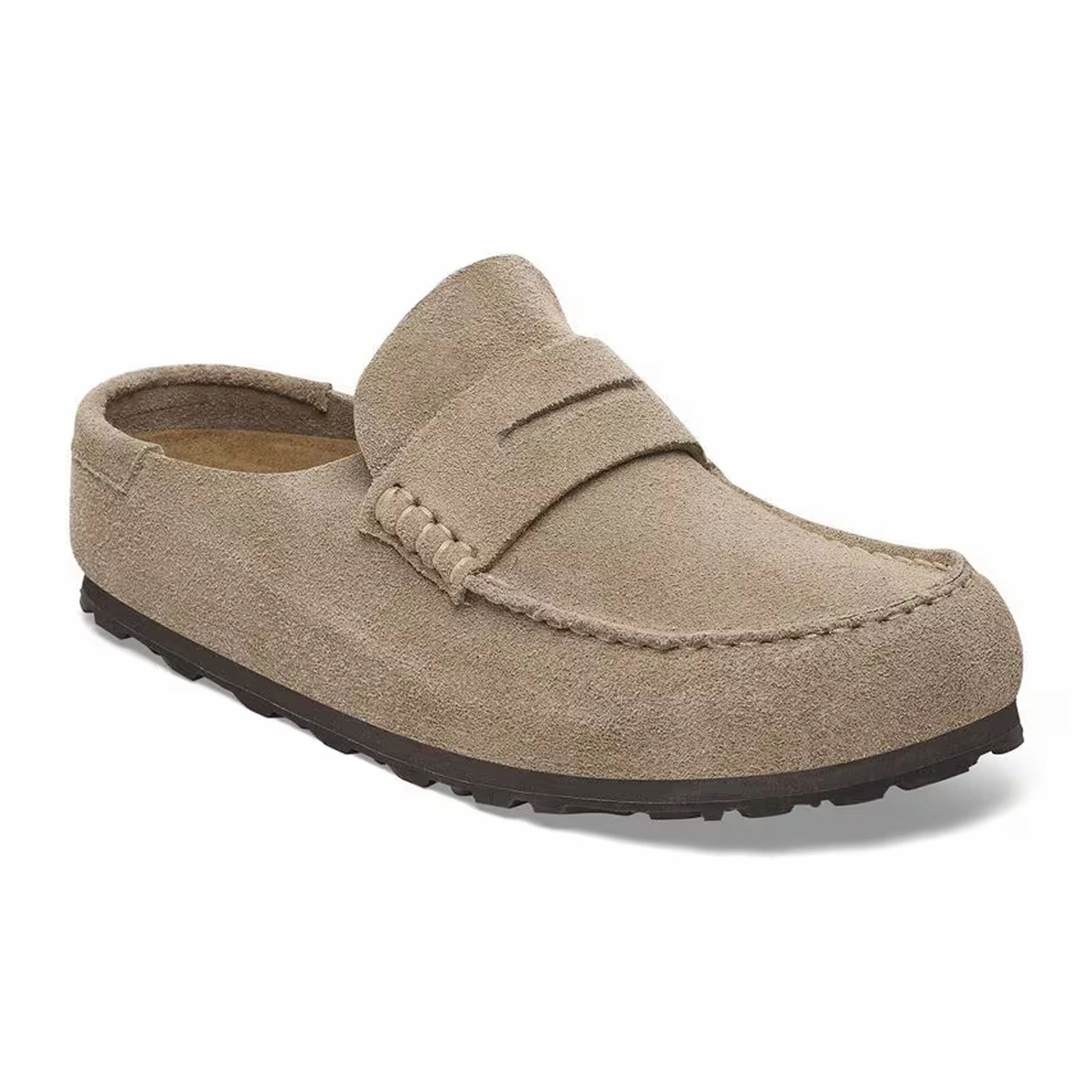 Garden Lane Steady Wear Birkenstock Naples Wrapped Clog (Men) - Taupe Suede