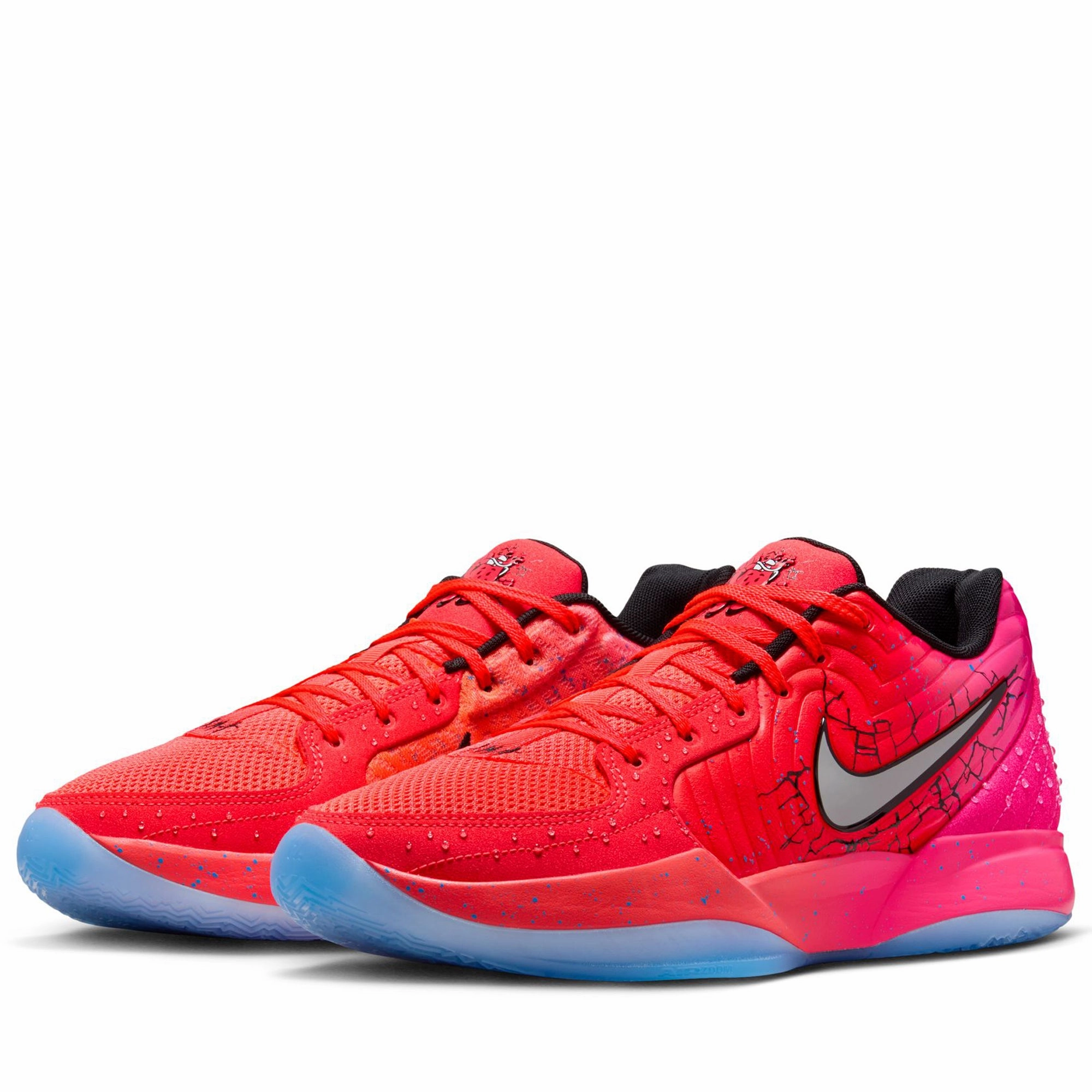 Nike Ja 2 'Tropical Punch' - Bright Crimson/Flat Silver Elegant Casual Market Walk