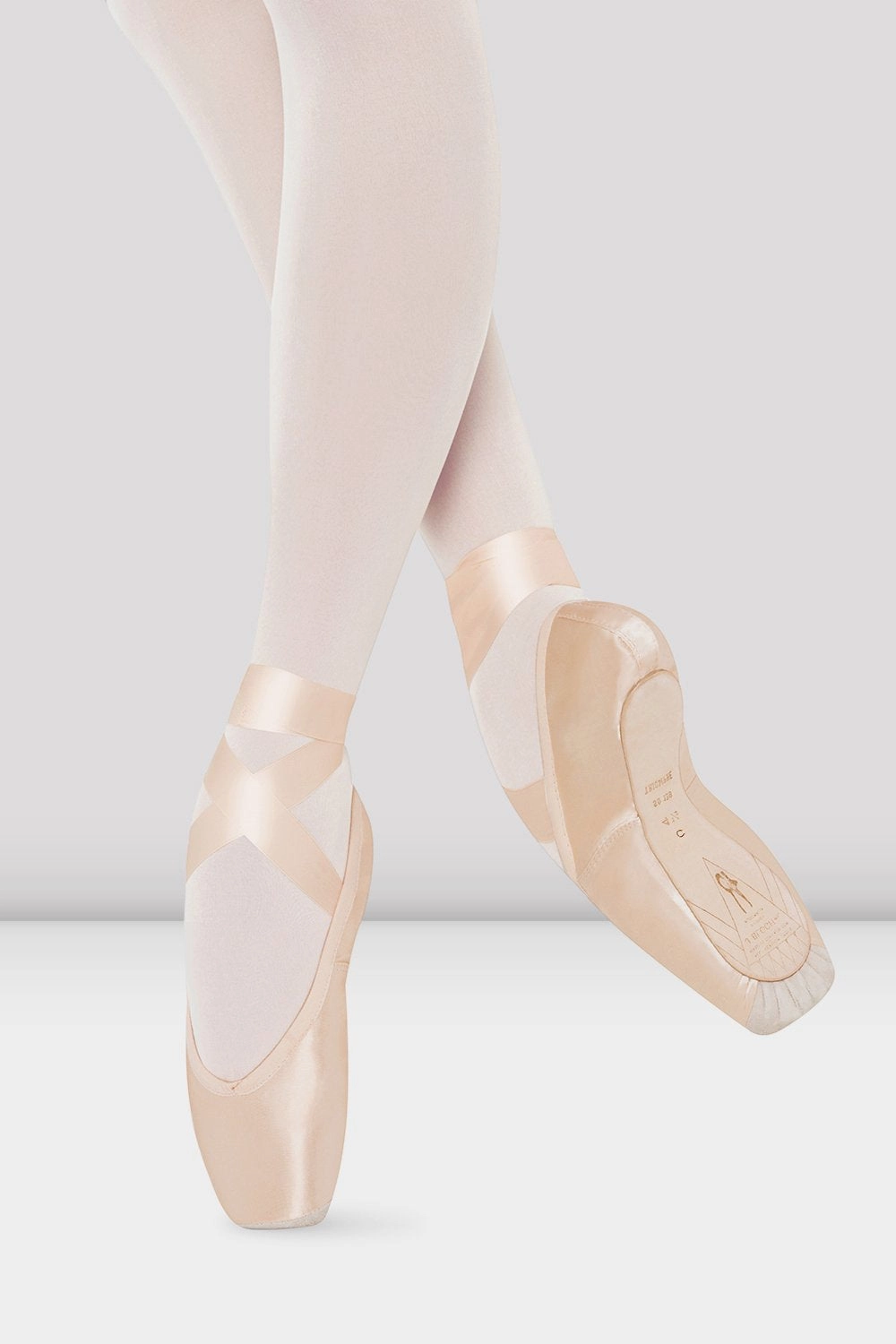 Triomphe Suede Toe Cap Pointe Shoes Tailored Design Arch Stabilizer
