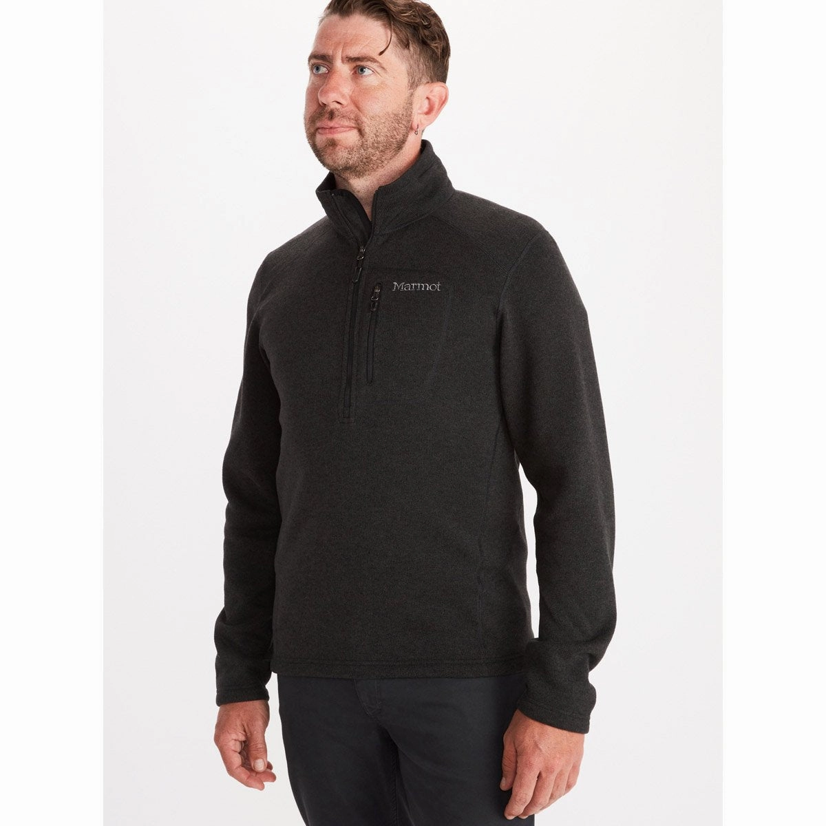 Active Use Light Coverage Men's Drop Line 1/2 Zip