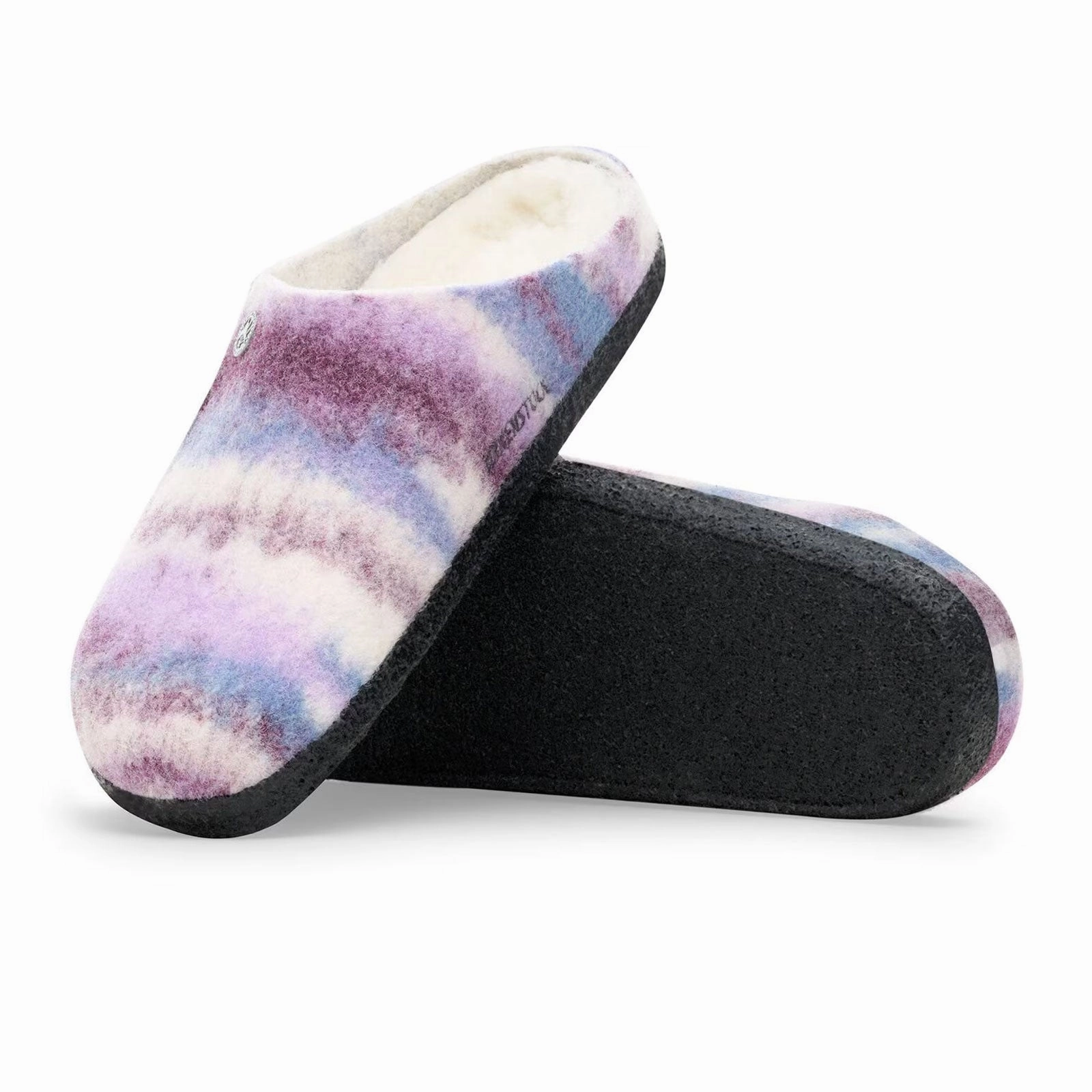 Walk Power Street Vibe Birkenstock Zermatt Shearling Slipper (Women) - Mauve Multi Wool/Natural Shearling