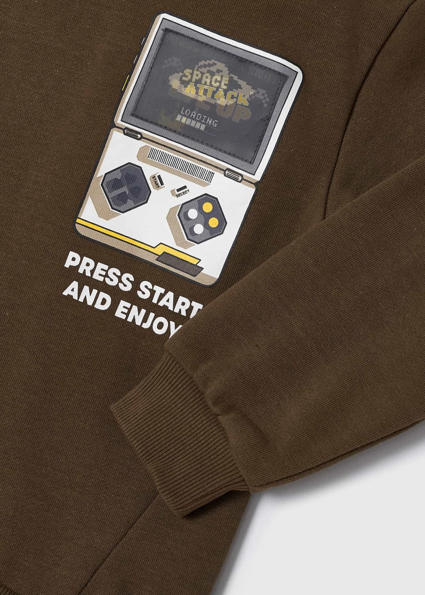 Warm kids' wear Mayoral 4455-089 Kids Boy Hologram Sweatshirt PLAY WITH