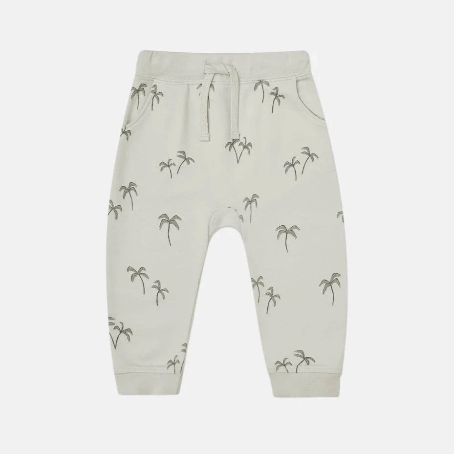 Rylee   Cru Kids Unisex SWEATPANT - PALMS Multicolored kids' clothes Quick - dry