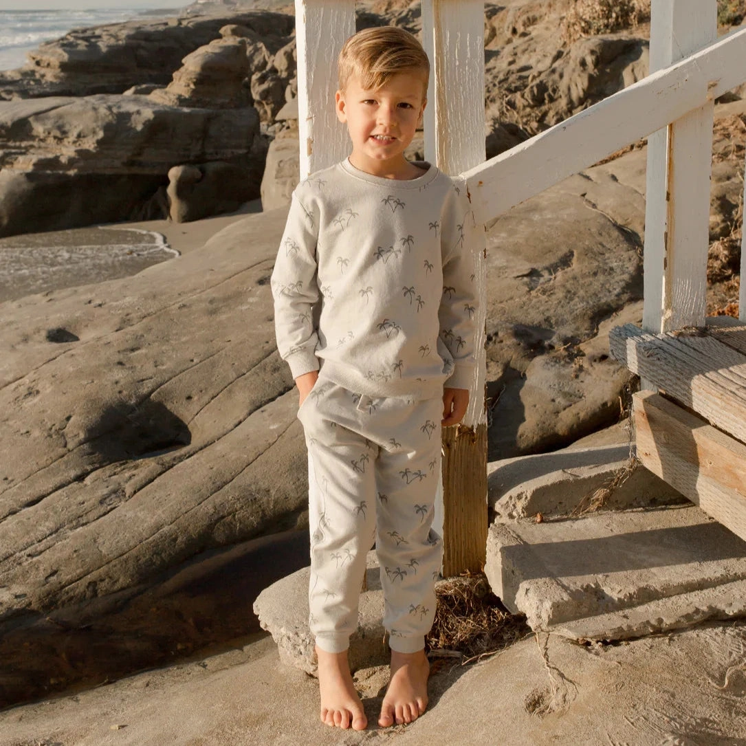 Innerwear Rylee   Cru Kids Unisex SWEATPANT - PALMS