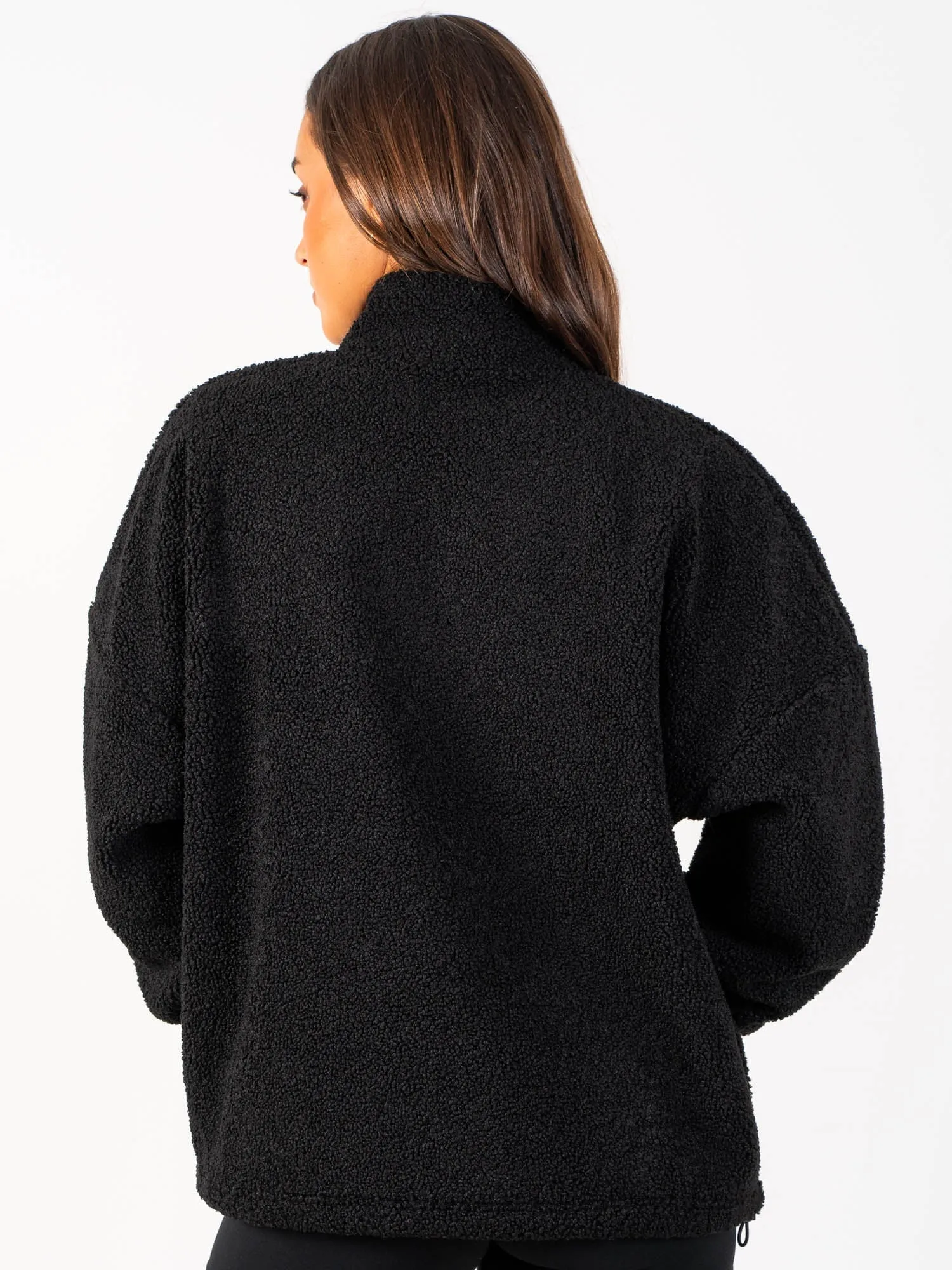 Odor Control Treatment Unisex Teddy Jumper - Black