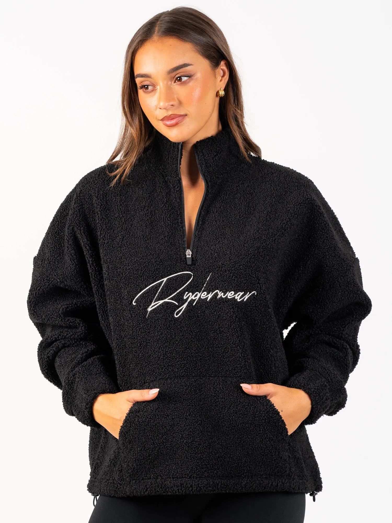 Unisex Teddy Jumper - Black Job Rugged Layering
