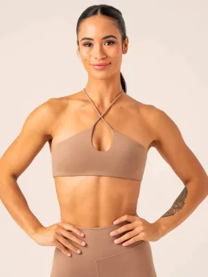 Loose fit seams Unstoppable Sports Bra - Mocha