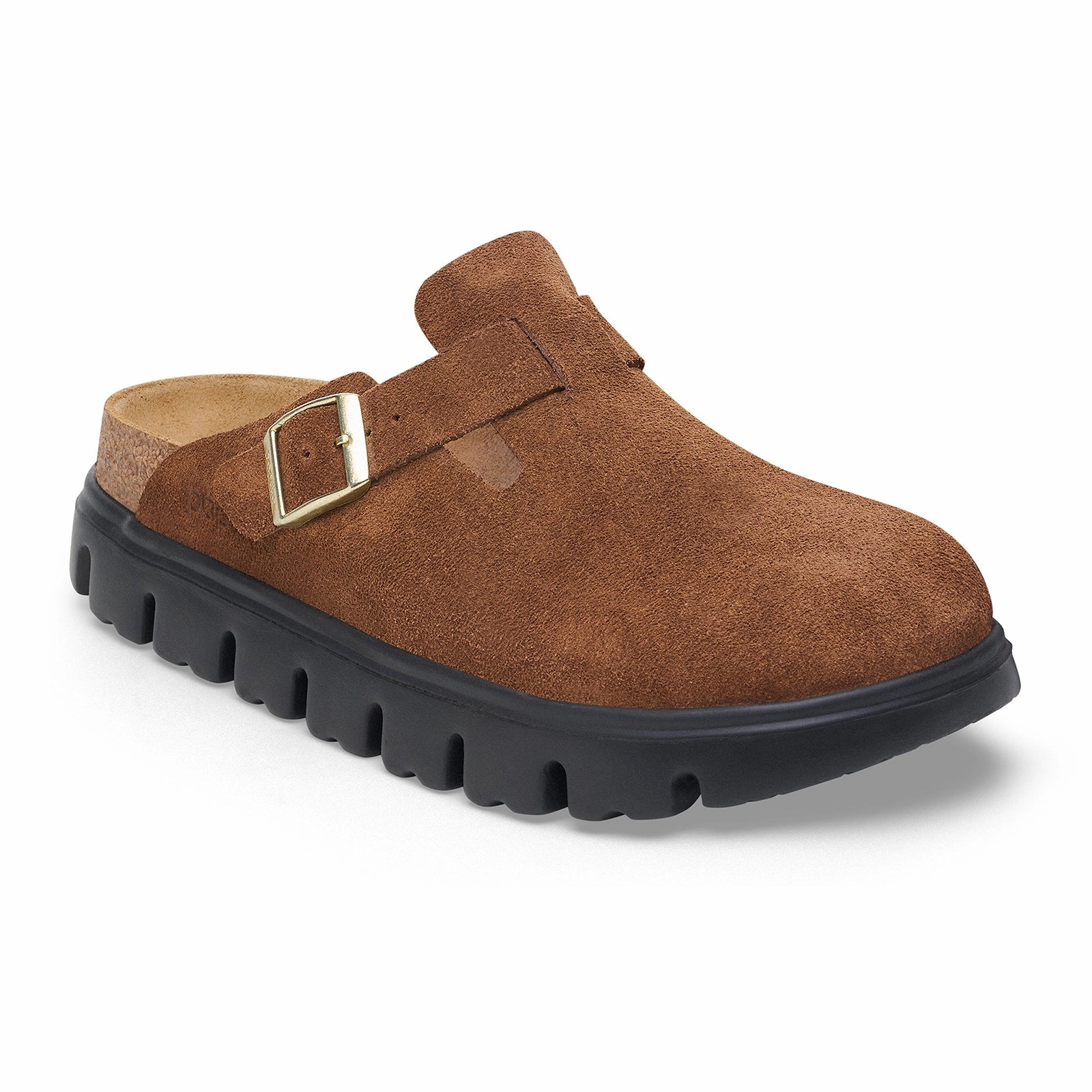 Cool Lane Birkenstock Boston Chunky Narrow Clog (Women) - Dark Tea Suede