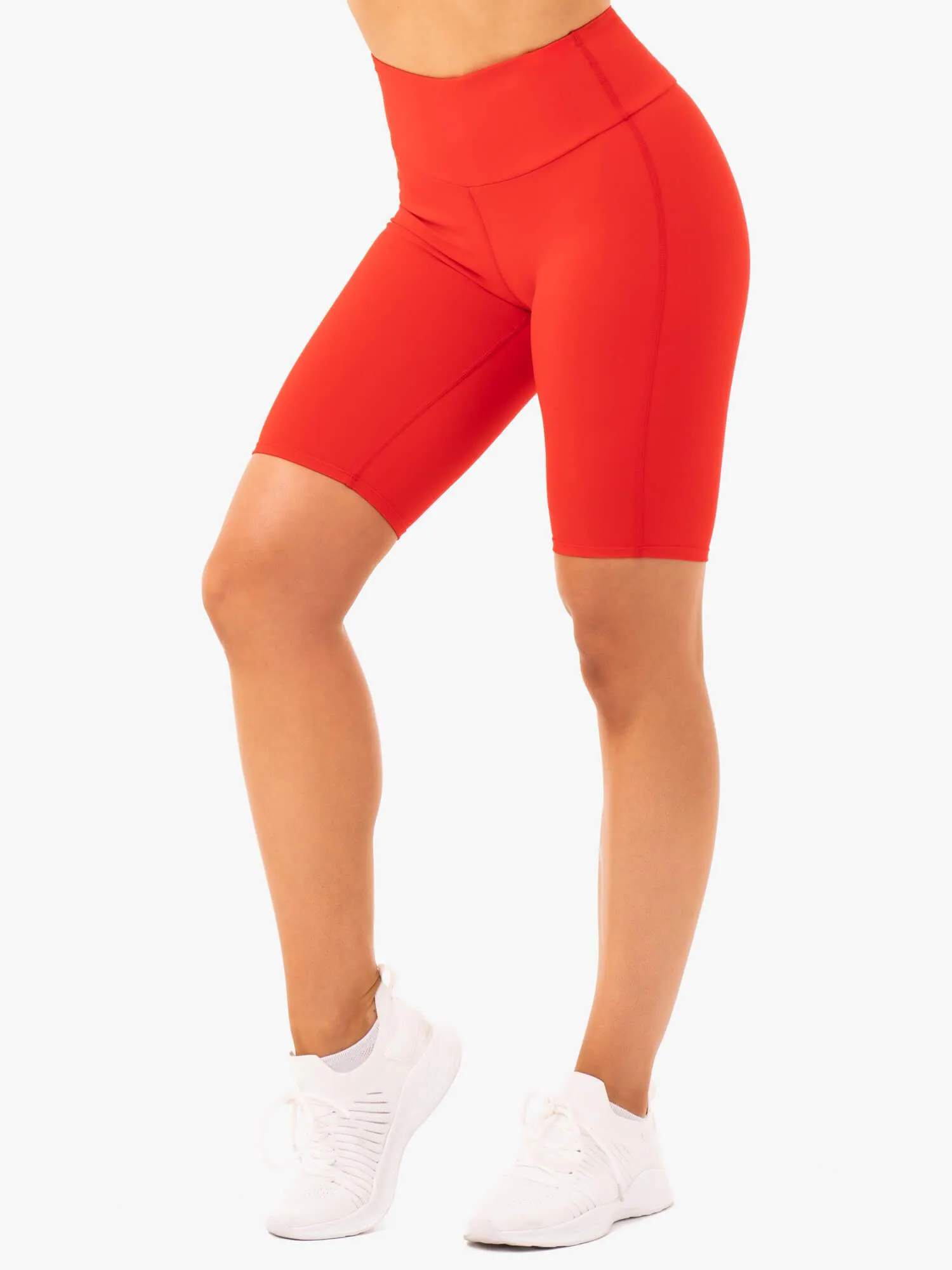 Staples Bike Shorts - Red hospitality industry winter shorts