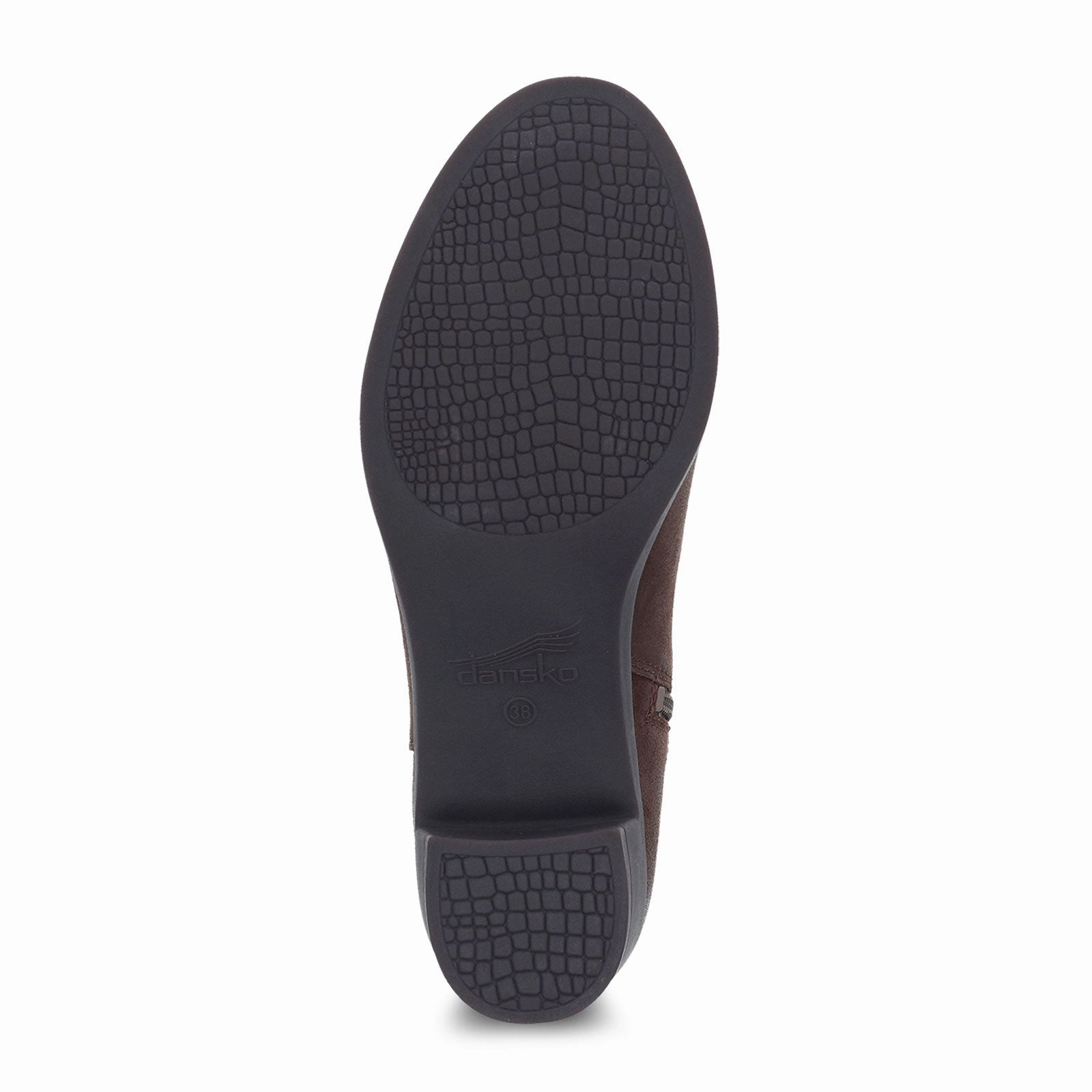 Dansko Cagney Ankle Boot (Women) - Brown Burnished Suede Path Steady