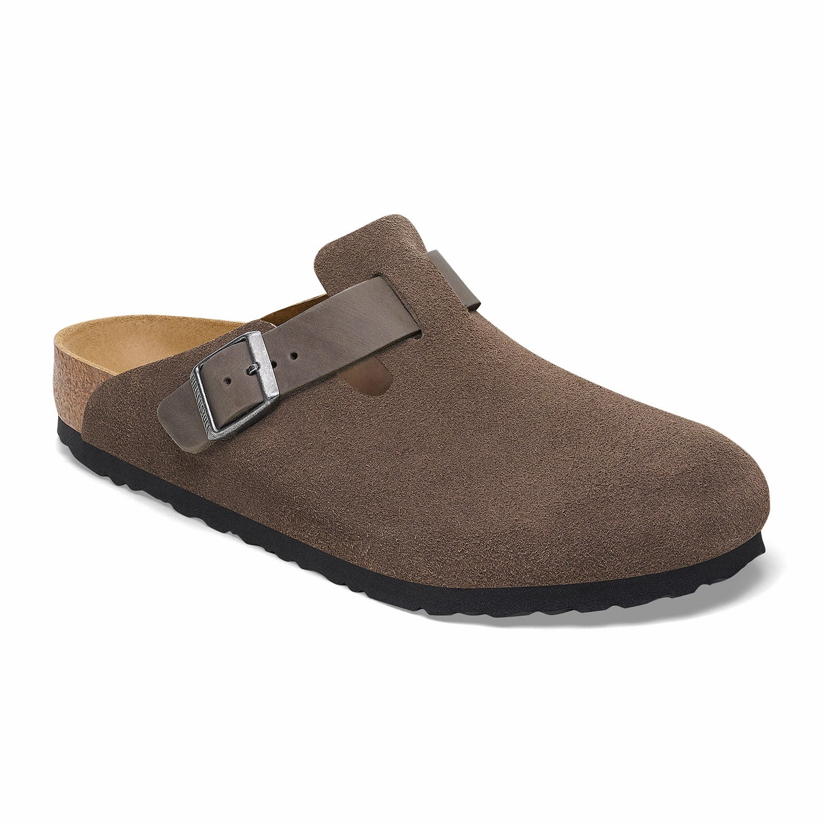 Practical Footwear Birkenstock Boston Clog (Men) - Concrete Gray/Iron