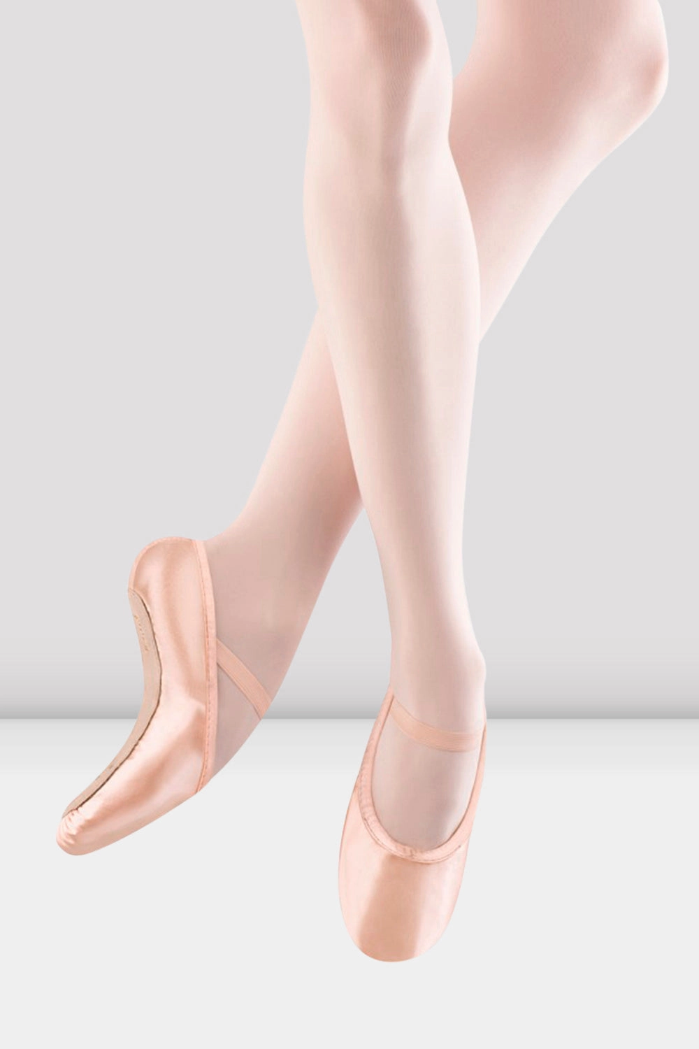 Childrens Stretch Satin Ballet Shoes Multi Directional Grip