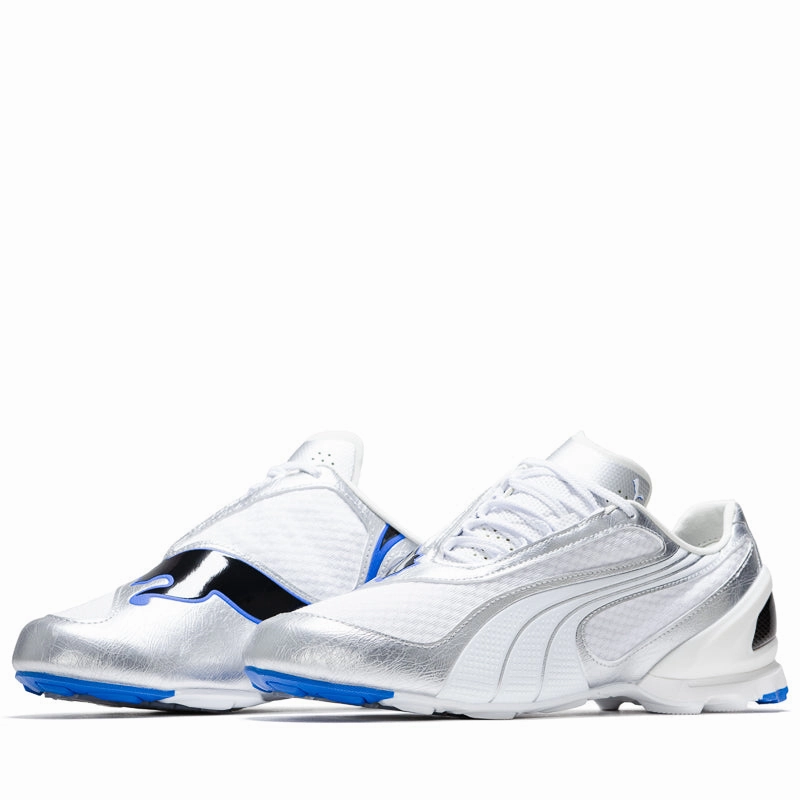 Narrow Width Puma V-S1 Metallic - White/Silver