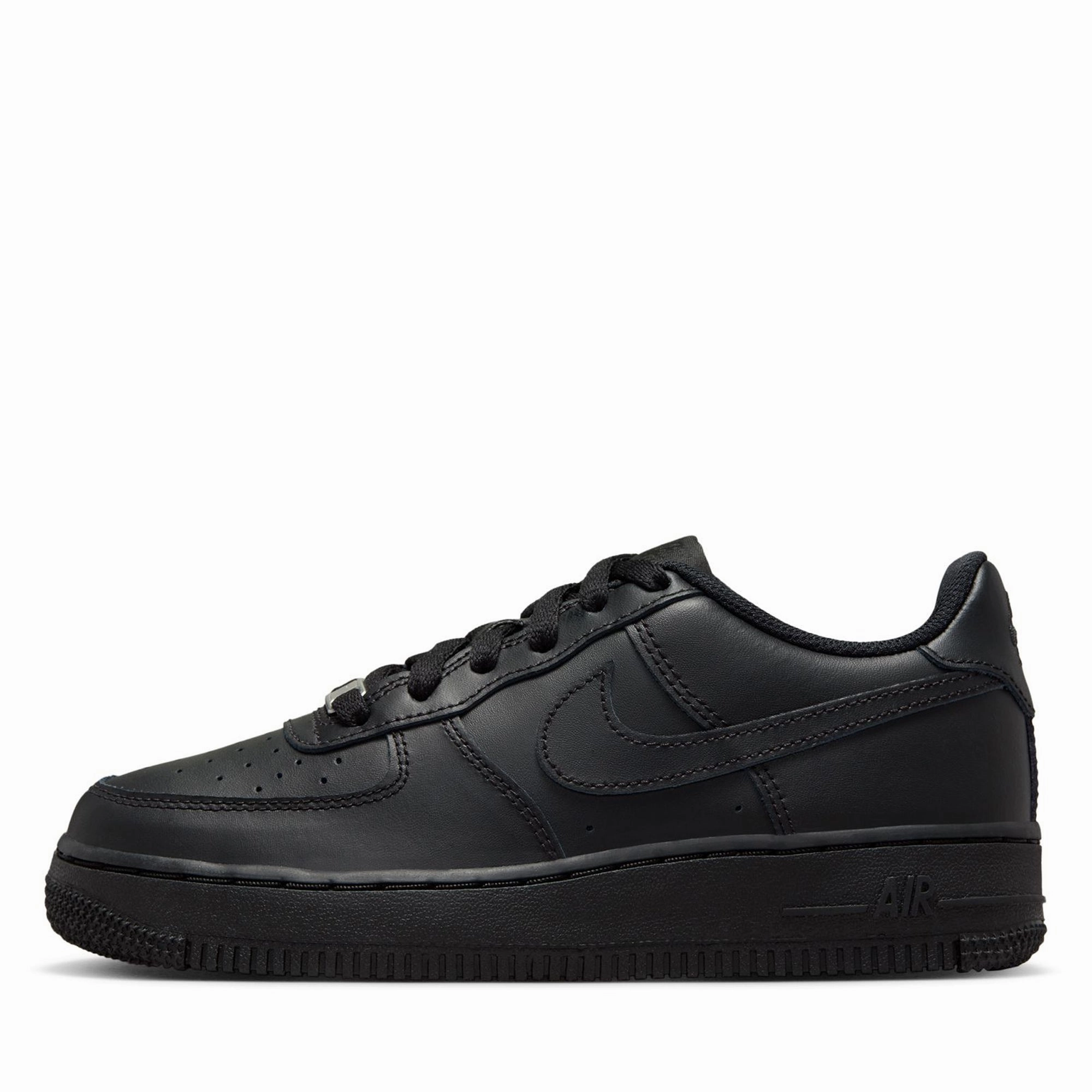 Nike Air Force 1 LE (GS) - Black/Black Cozy Fit