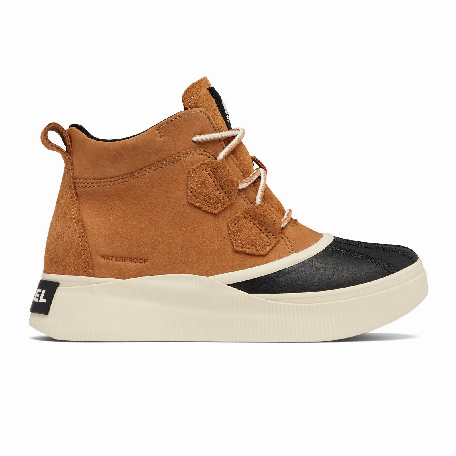 Sorel Out 'N About IV Waterproof Classic Ankle Boot (Women) - Taffy/Black Suede Loafers Clean Step