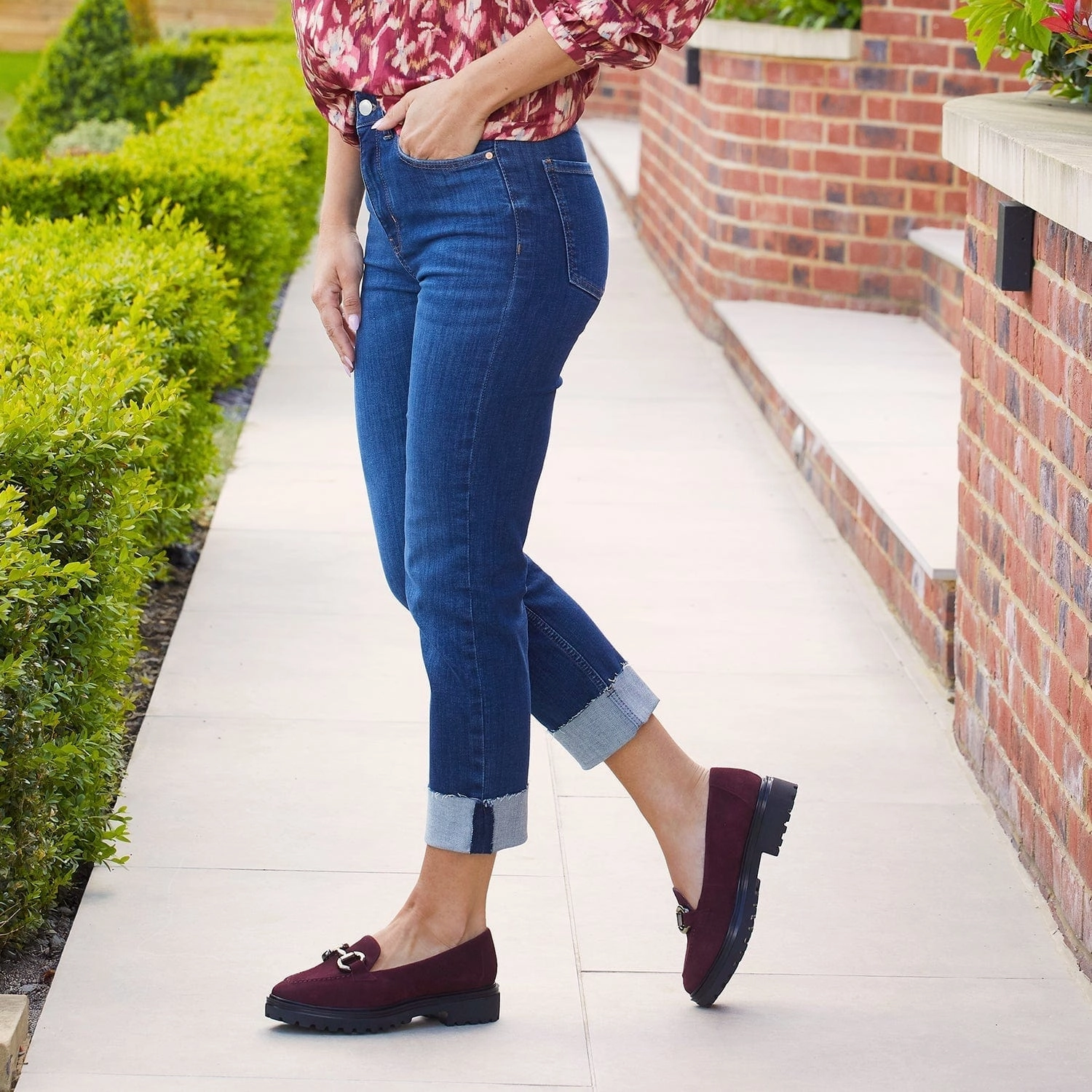 Treasure: Plum Suede Comfortable Vibe Walking Essential Footwear