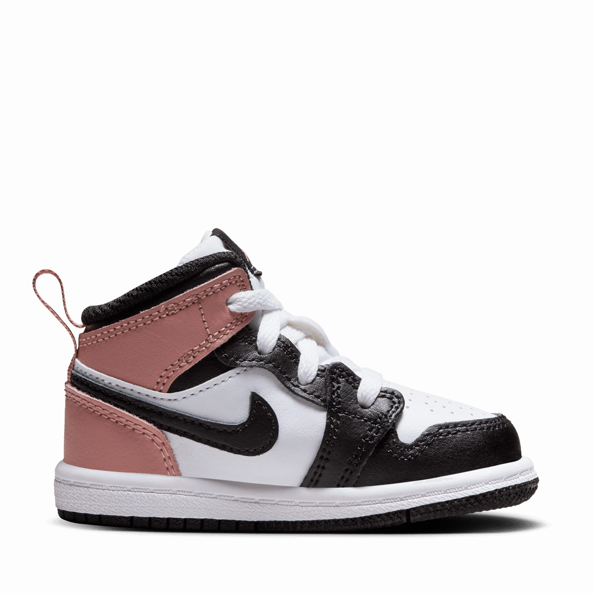 Jordan 1 Mid (TD) - White/Rust Pink True Step Clear Path