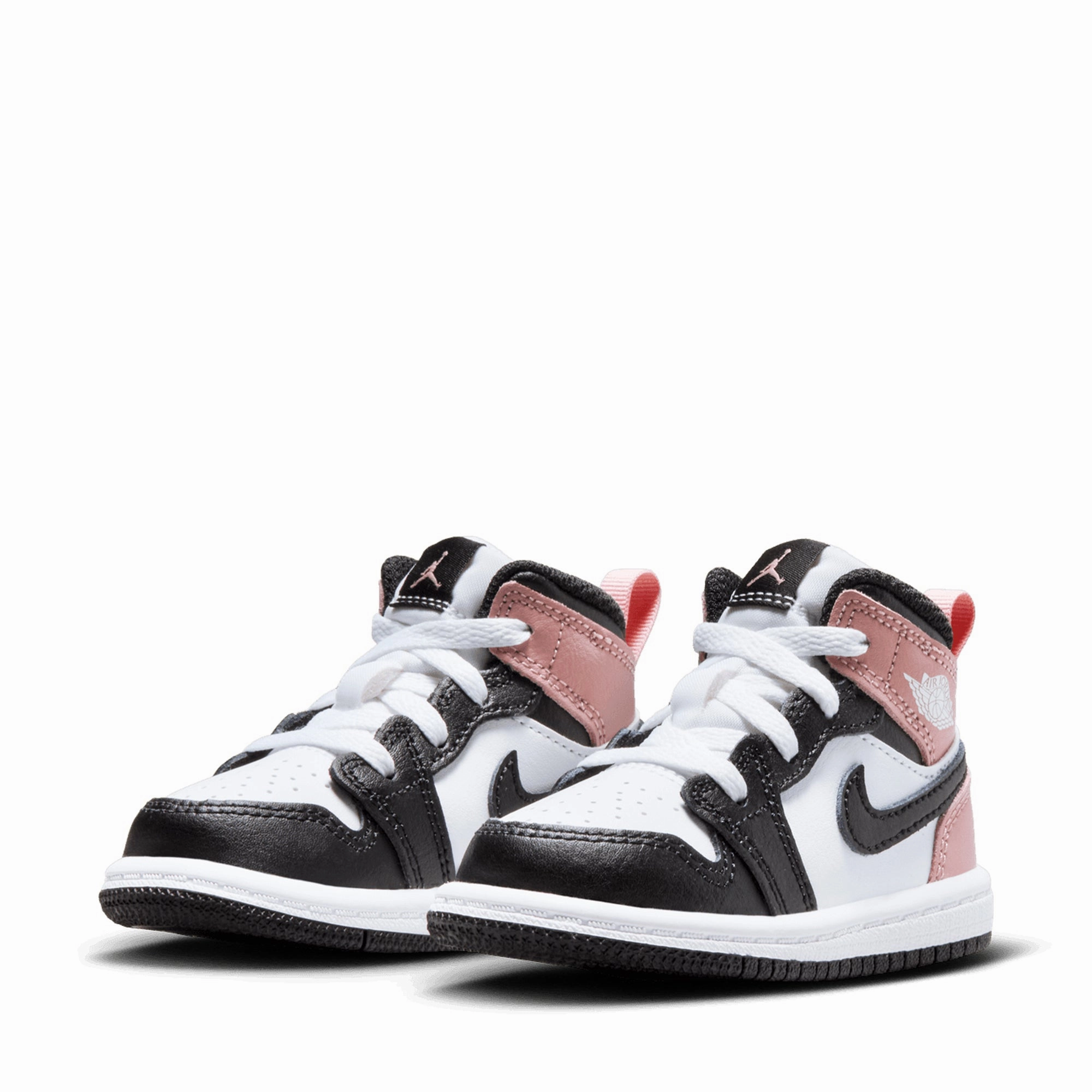 Jordan 1 Mid (TD) - White/Rust Pink Walk Guard Firm Path