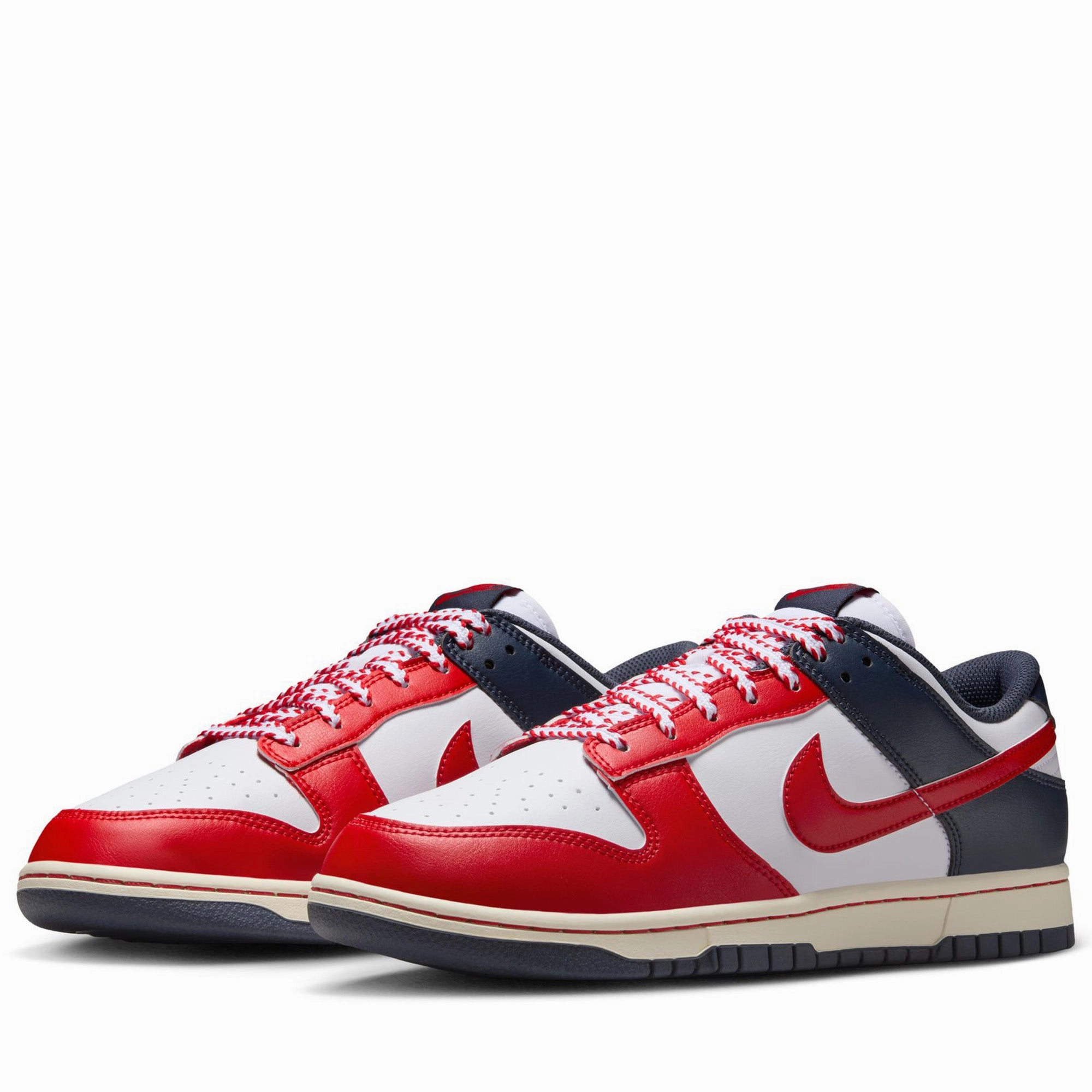 Nike Dunk Low Retro - White/University Red Premium Comfort Fit durable soles