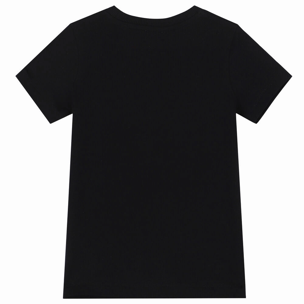 Moschino Kids Teddy Logo T-Shirt - Black Classy