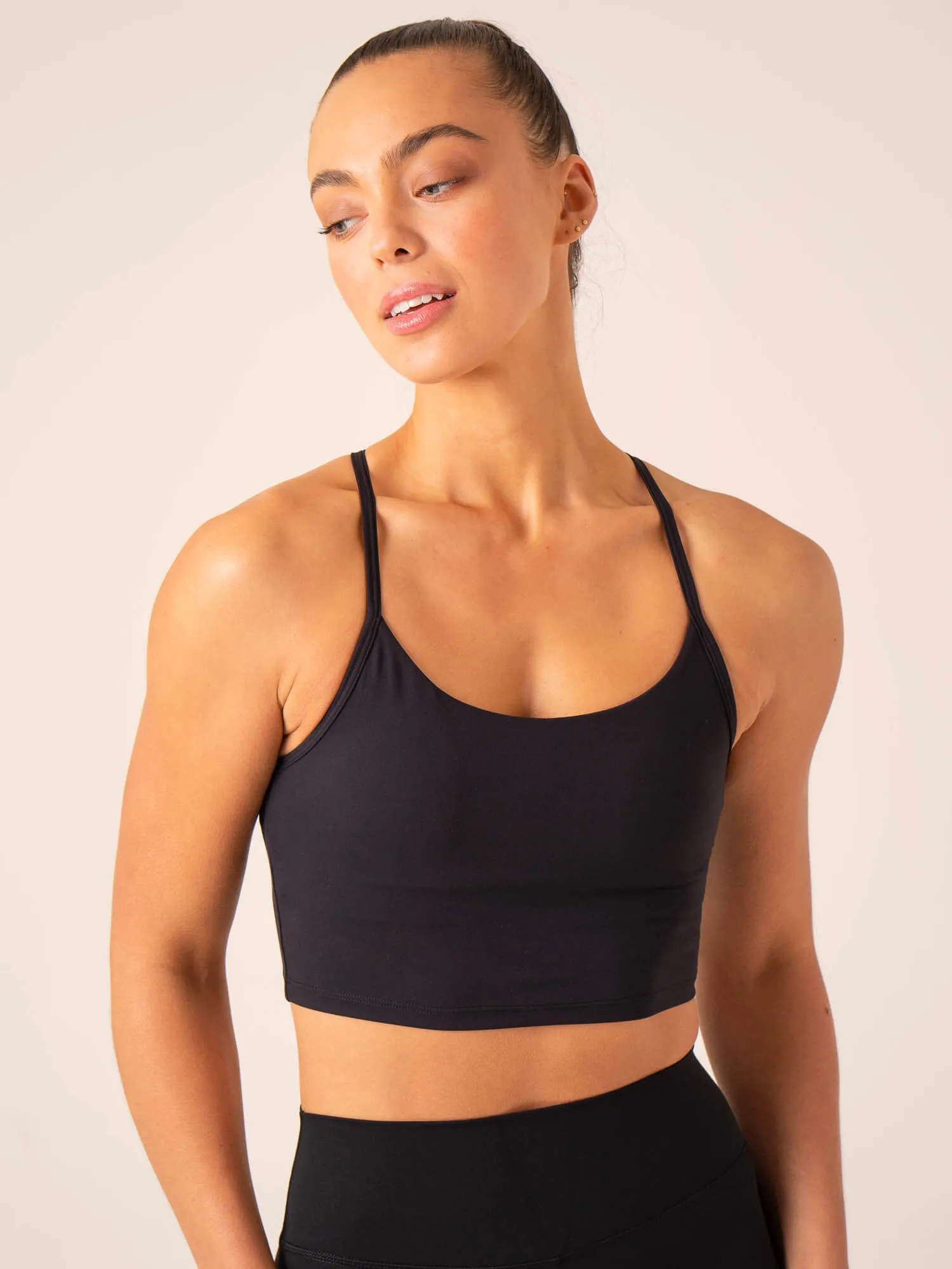 Embody Compression Tank Bra - Black EasyCareMaterial Fitted Blouse