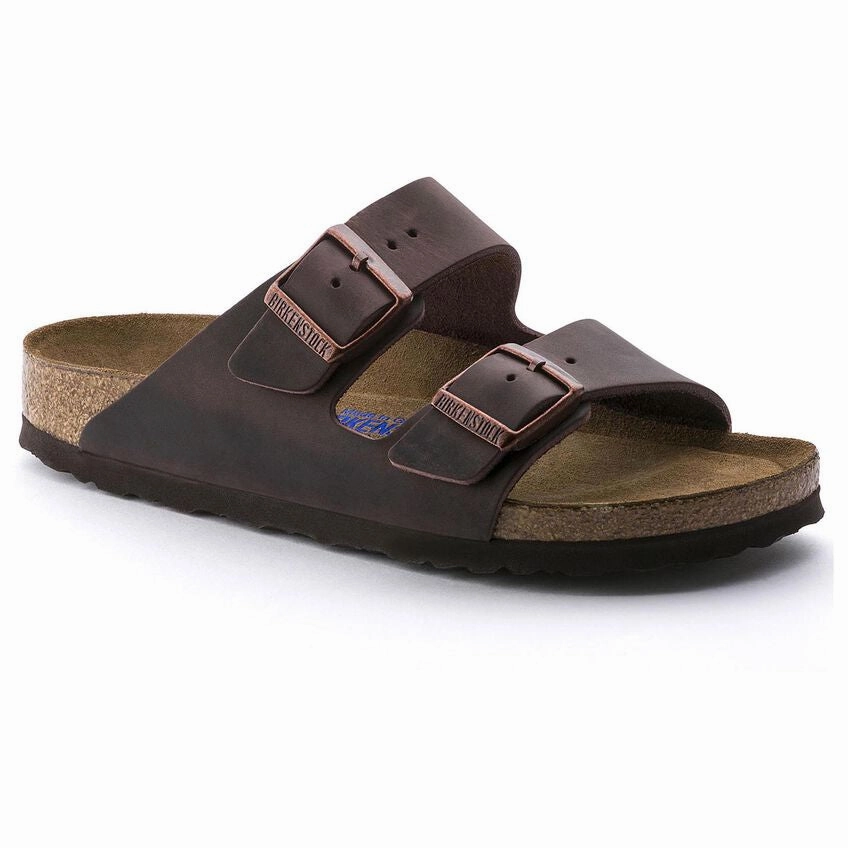 Reactive Response Customizable Fit Option Birkenstock Arizona Soft Footbed Habana Oiled Leather Narrow