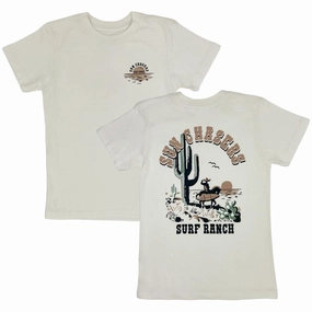 Surfer Ranch Tee Striped Eco - friendly