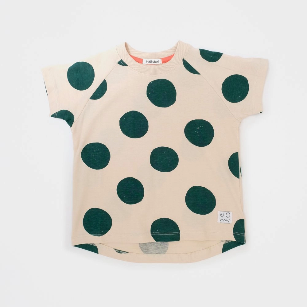 indikidual Kids LUCKY Spot Tee Cozy Patchwork outfits for children