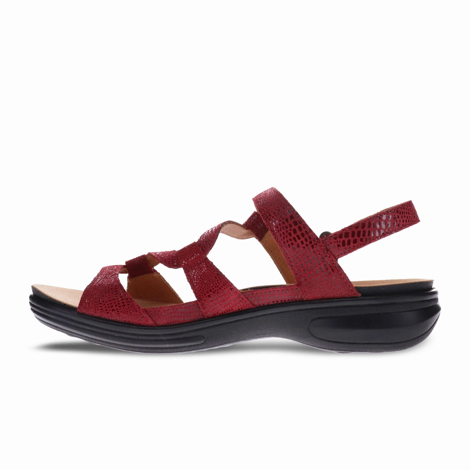 Revere Emerald Backstrap Sandal (Women) - Cherry Lizard Easygoing Style Easy Slip Shoes