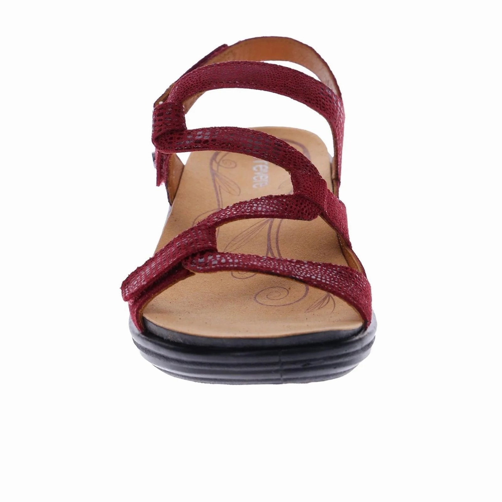 Revere Emerald Backstrap Sandal (Women) - Cherry Lizard Comfort Beach Walk Poolside Comfort
