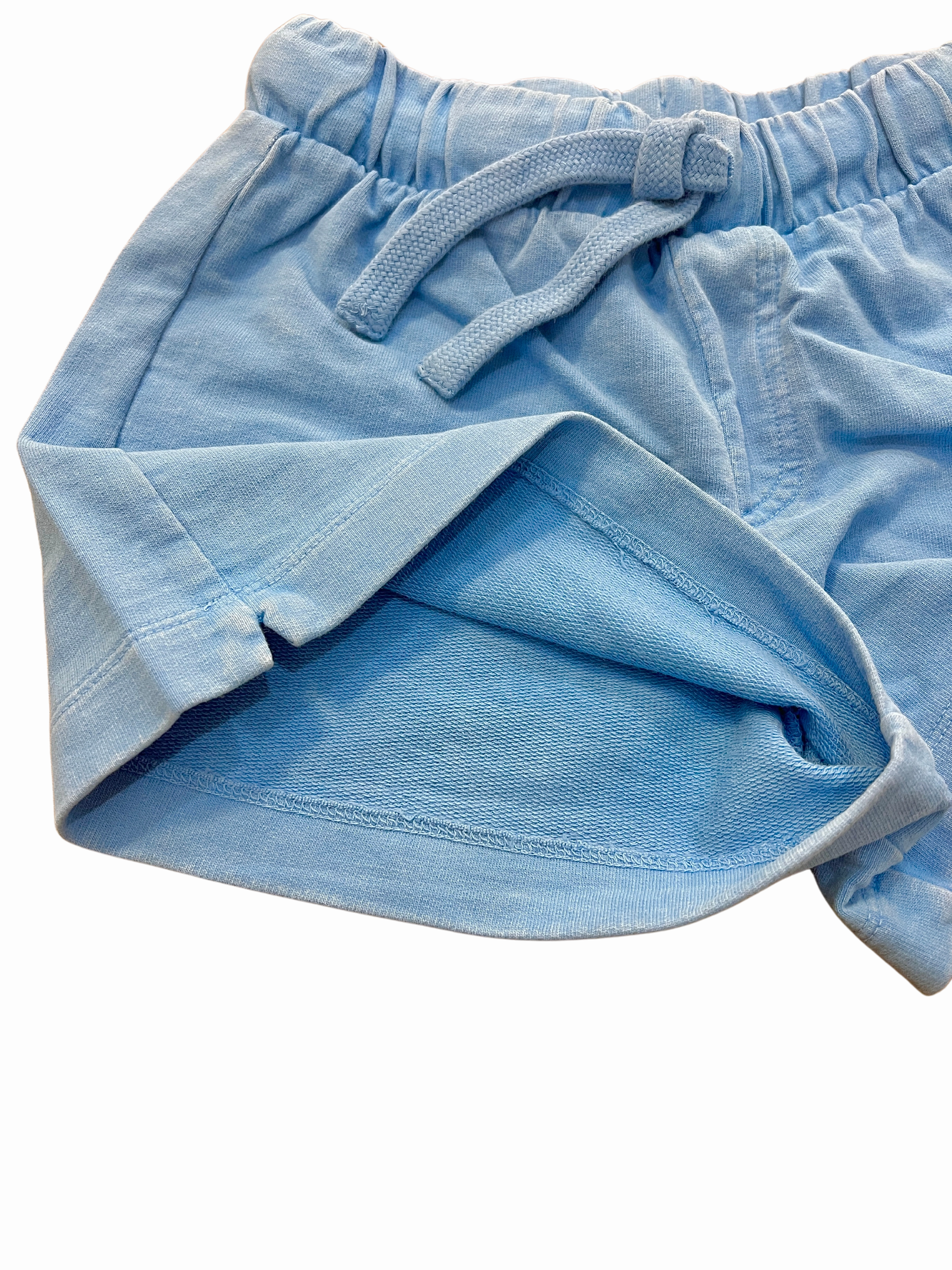 Kid's size Washed tween short - Light Blue