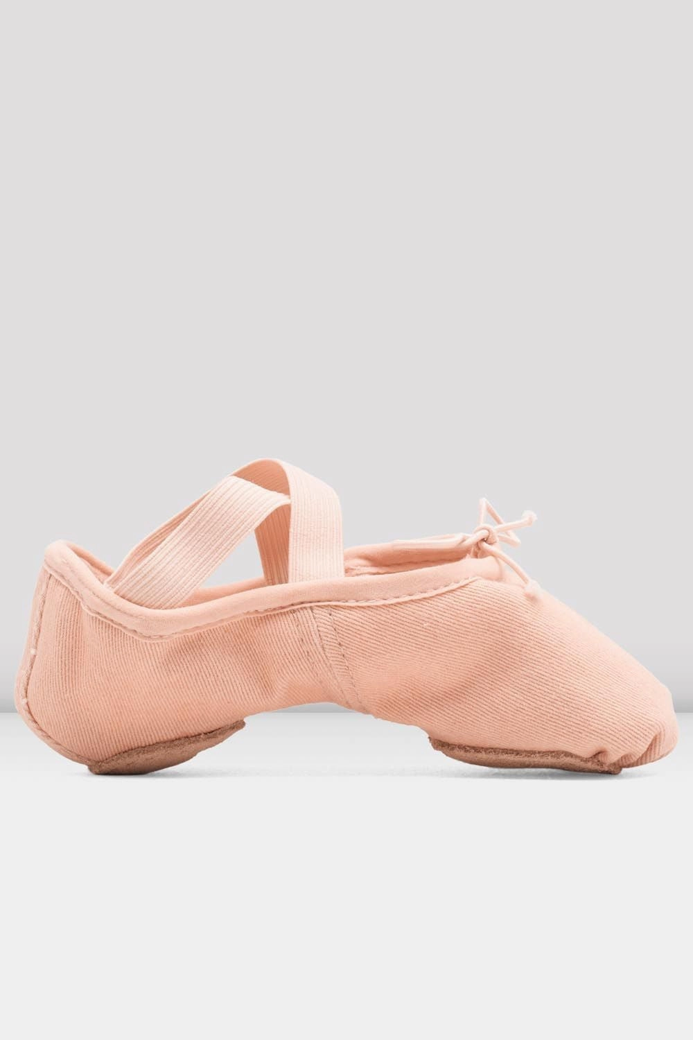 Reinforced Collar Padding Childrens Zenith Stretch Canvas Ballet Shoes