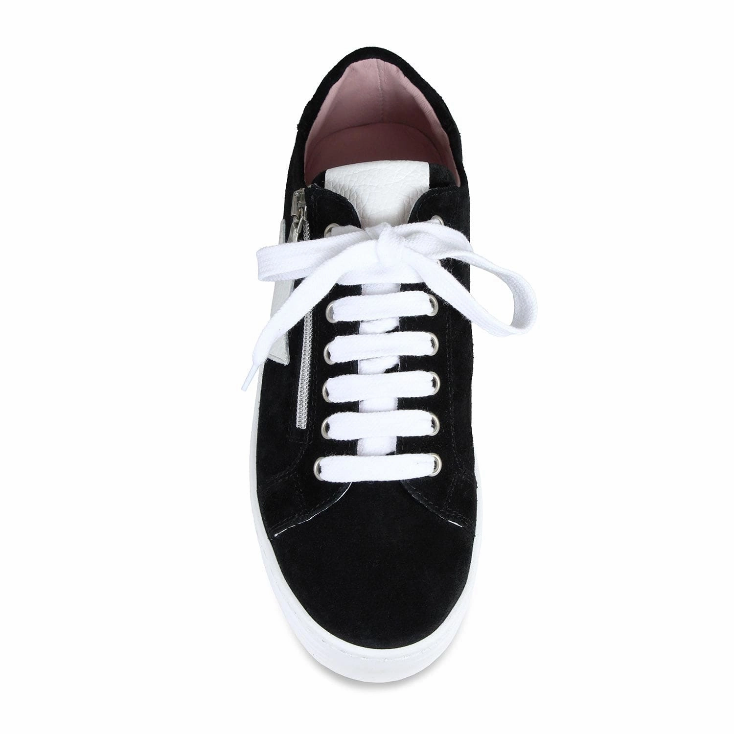 Commuter Choice Style Blend Star: Black Suede & White Leather