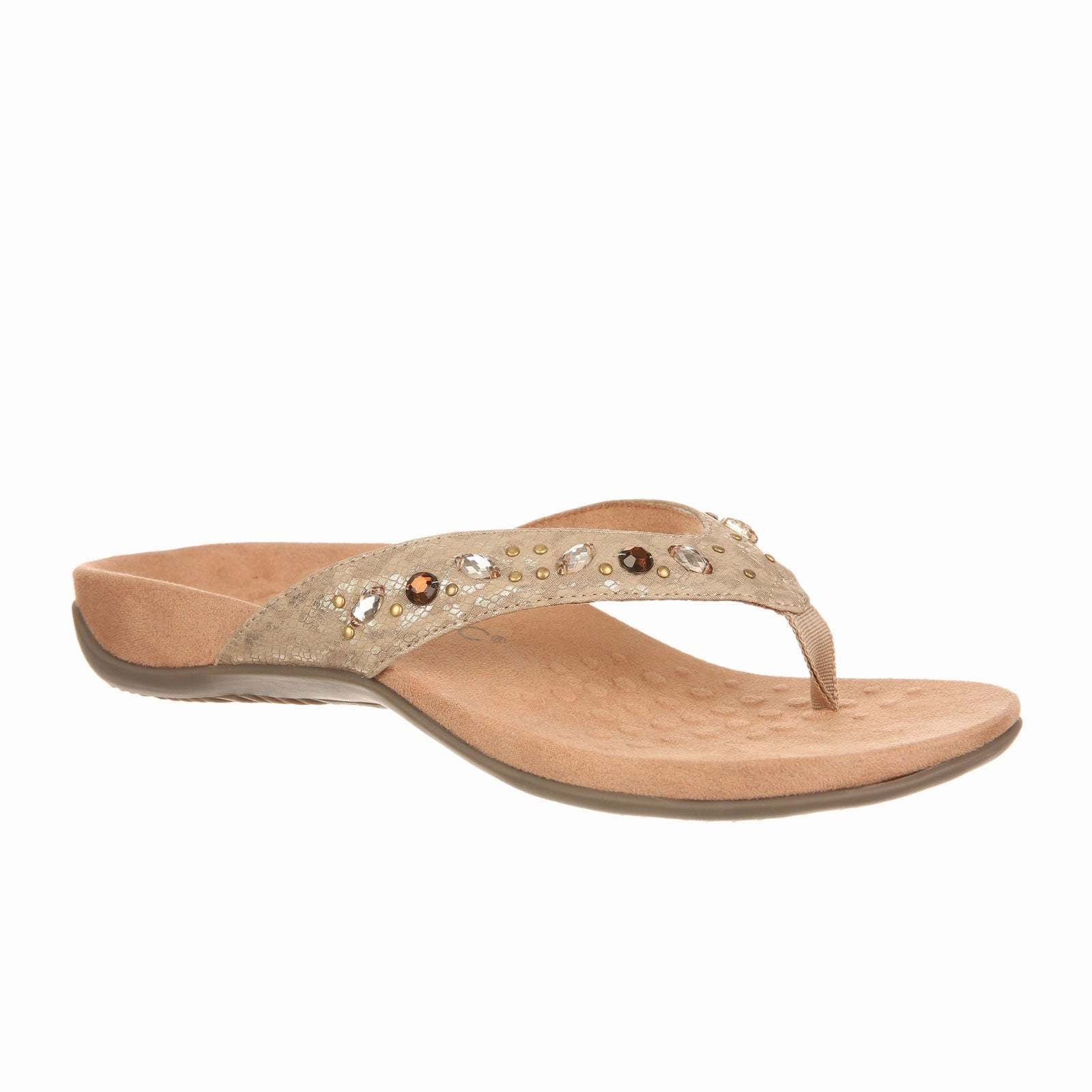 Relaxation Step Vionic Lucia Sandal (Women) - Wheat Leopard Snake Syn