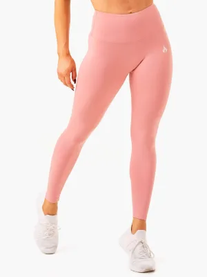 Balanced Fit Maternity Wear Daily Routine Vital High Waisted Scrunch Leggings - Blush Pink