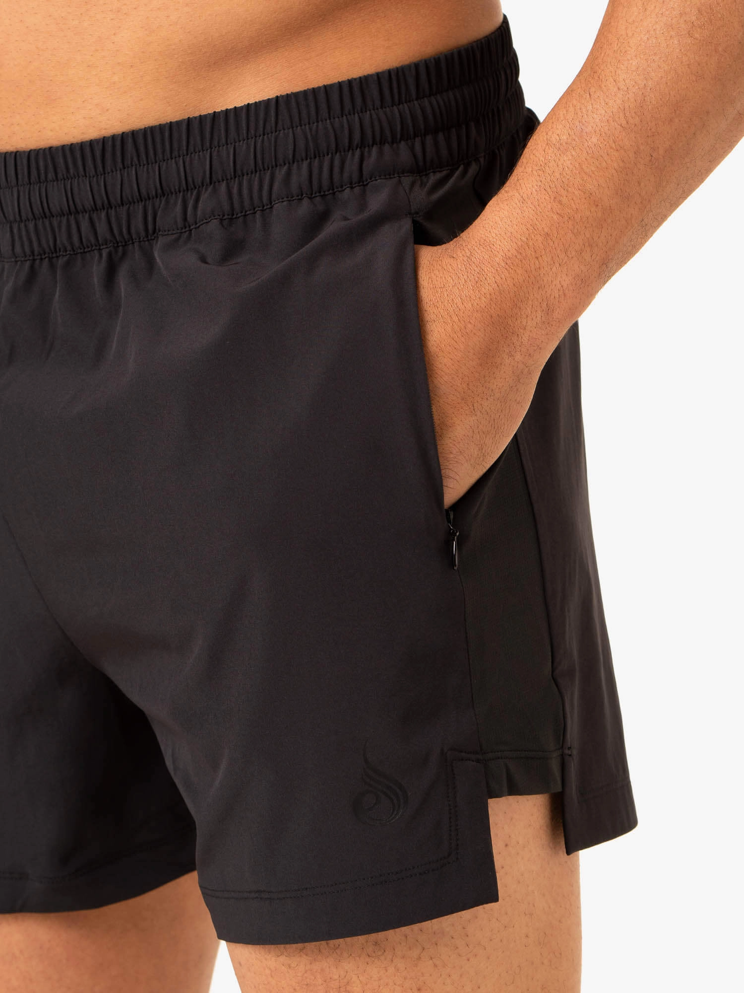 Vital Gym Short - Faded Black Move Free