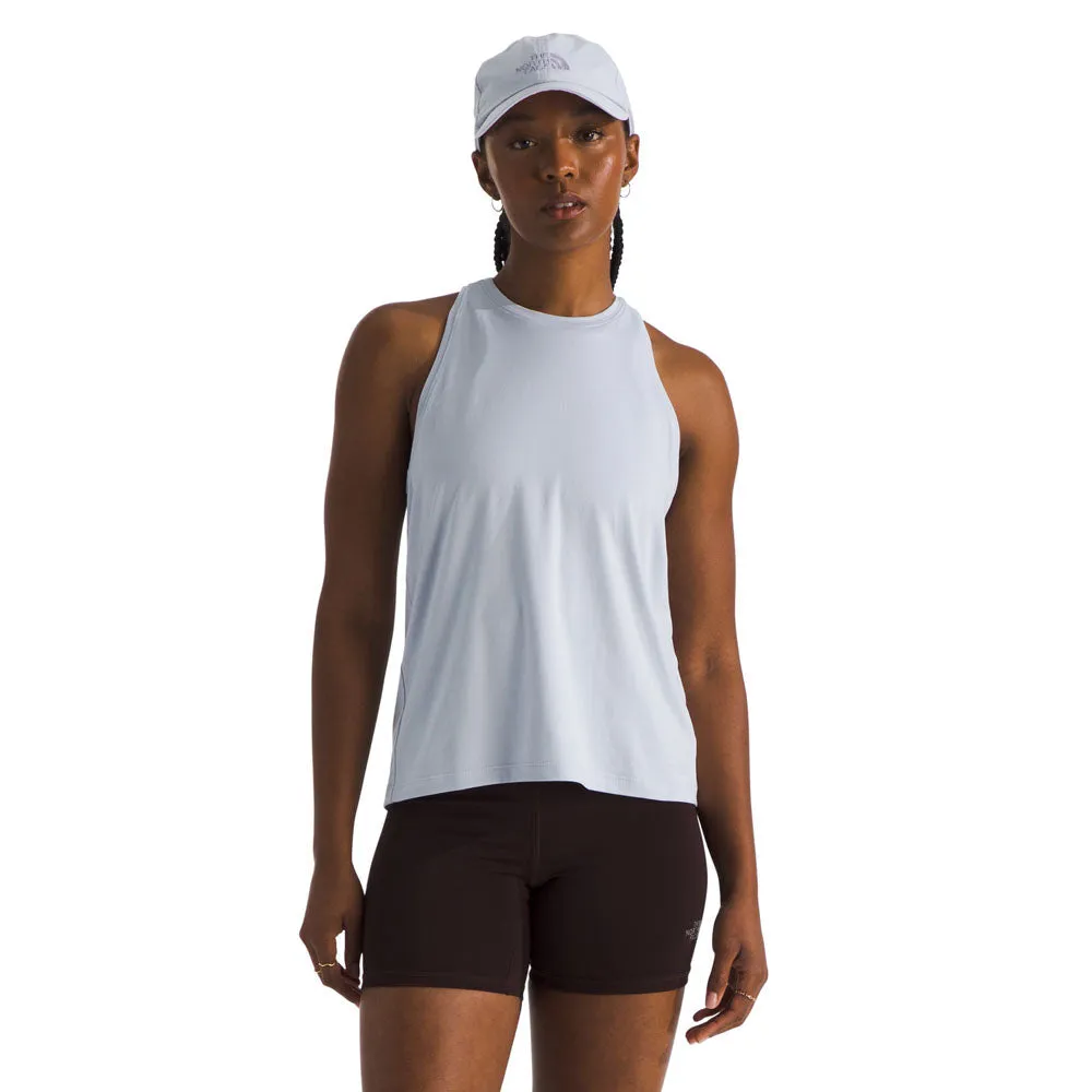 W Dune Sky Standard Tank SS25 Soft Touch Fabric Reflective Accent Stripes