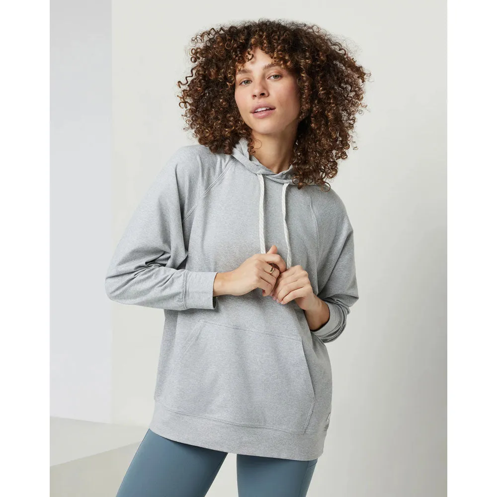 Comfortable Look Stretch Woven Material W Halo Oversized Hoodie