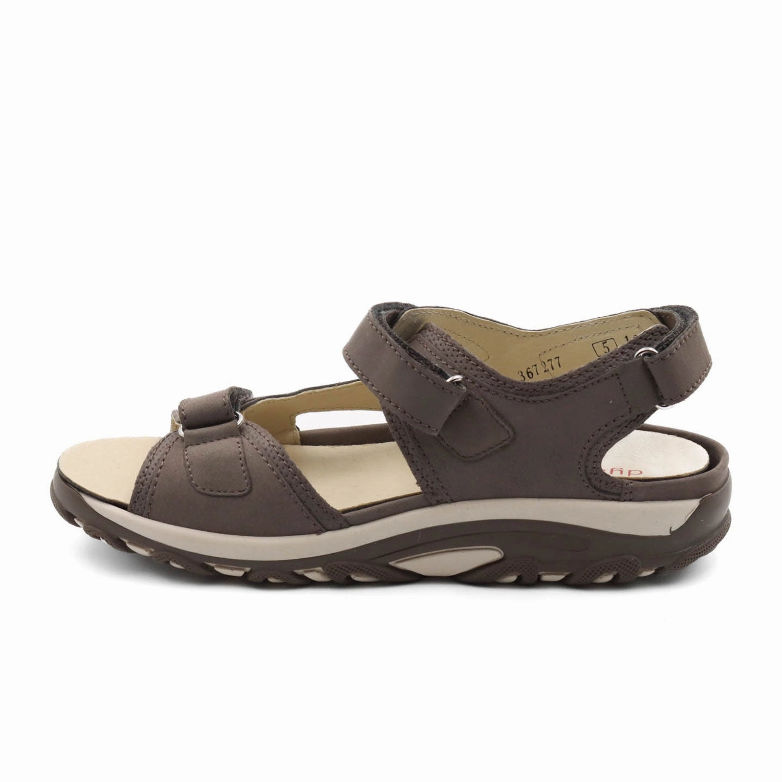 Waldlaufer Hanni 448002 Backstrap Sandal (Women) - Grey Machine Washable Design
