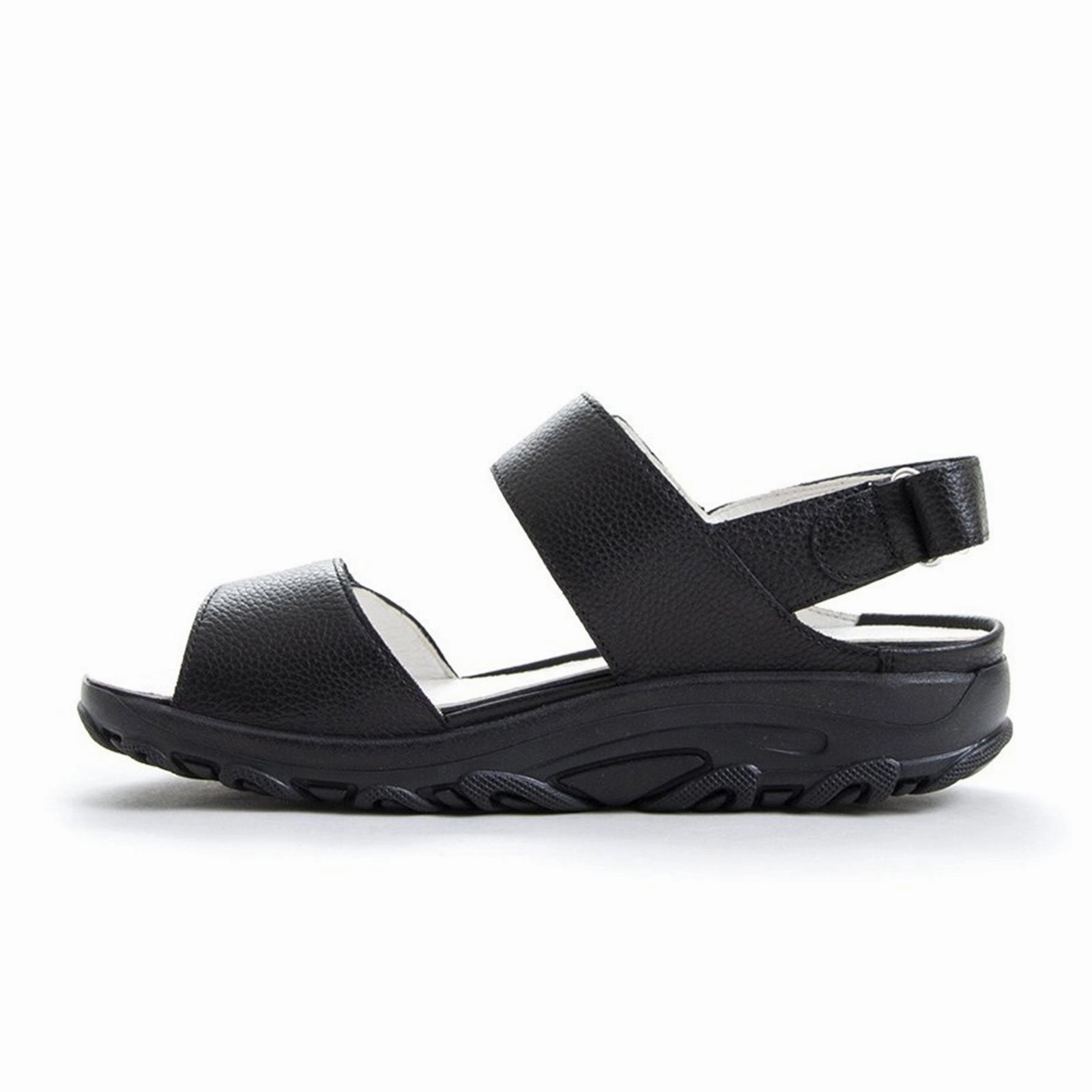 Walking Ease Waldlaufer Willow 448012 Backstrap Sandal (Women) - Black