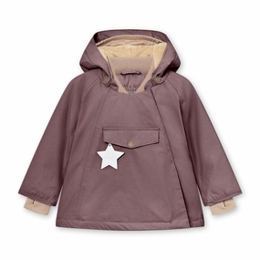 Piped >MINI A TURE Kids WANG Winter Jacket - Peppercorn Plum