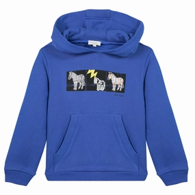 Paul Smith Junior Kids Hoodies - Royal Blue slim