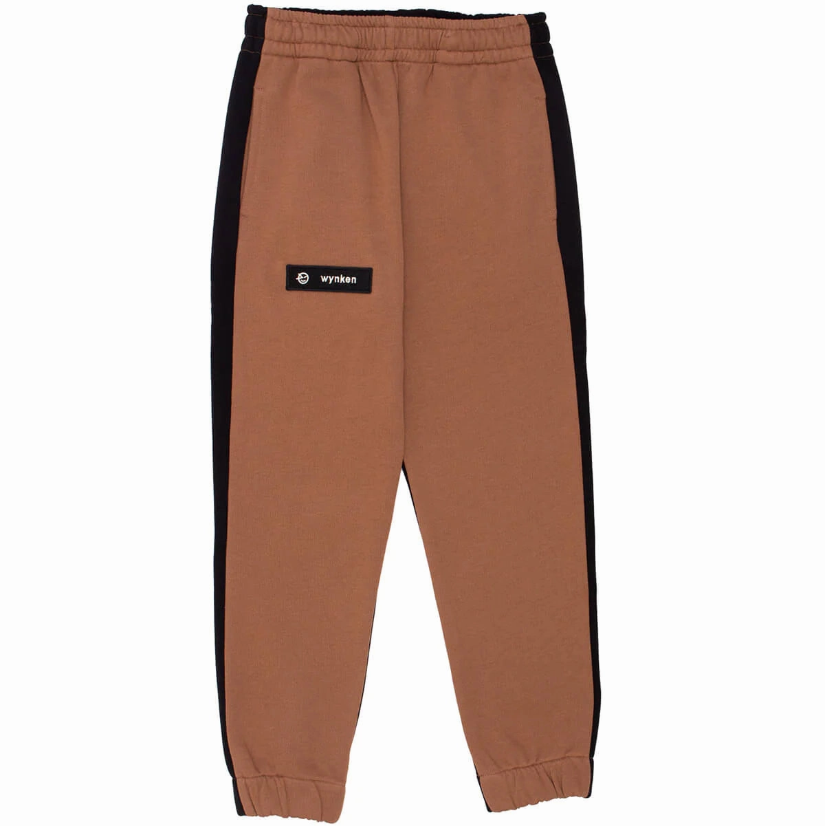 Upcycled Wynken Kids Panel Pocket Pant in Brun / Black / Navy