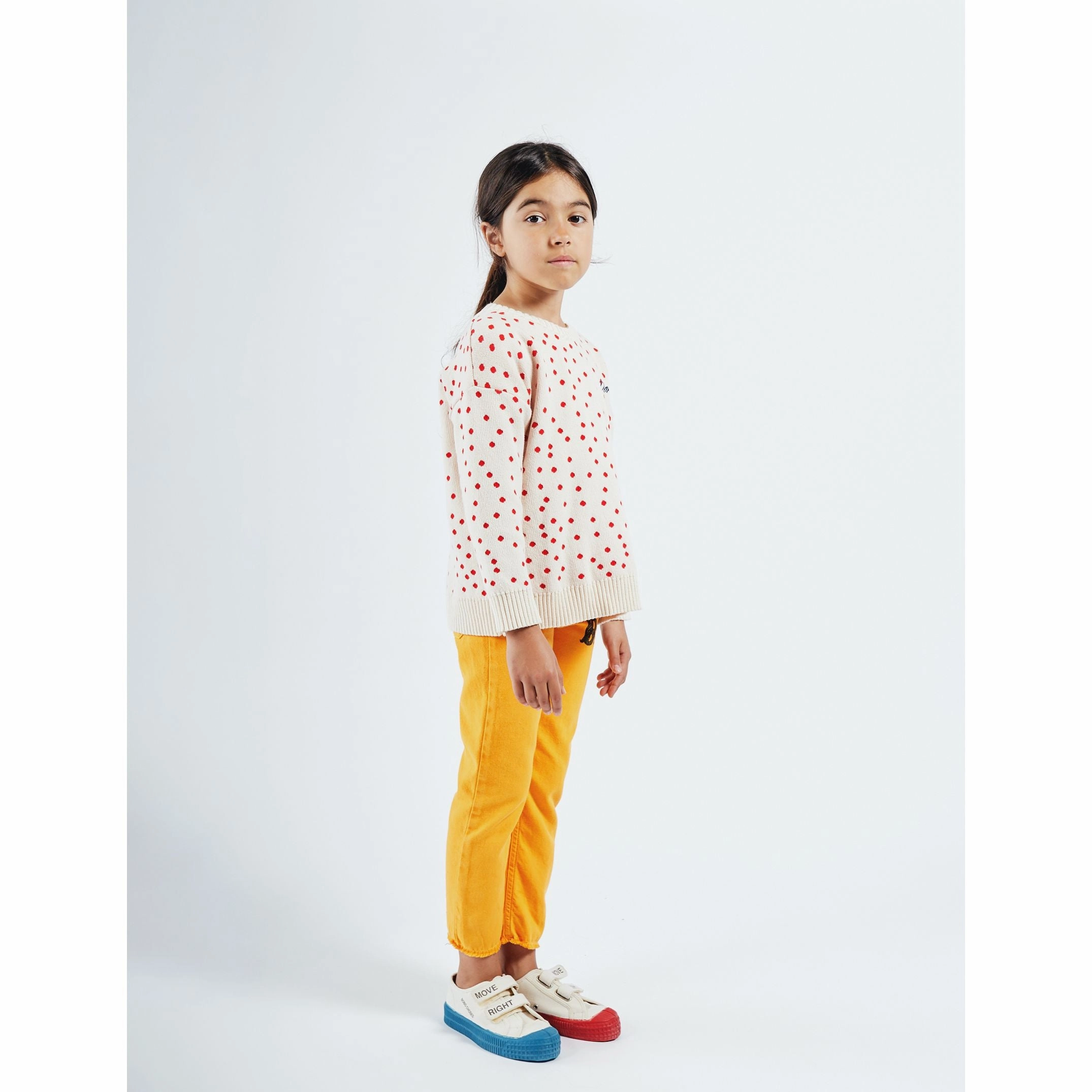 BOBO CHOSES Kids Dots Knitted Jumper Everyday Skiing wear for children