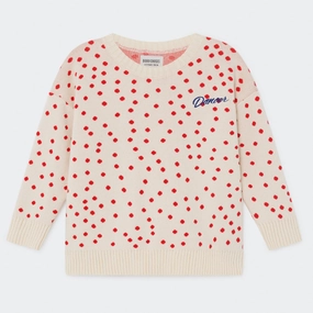 BOBO CHOSES Kids Dots Knitted Jumper Birthday party wear for children Active