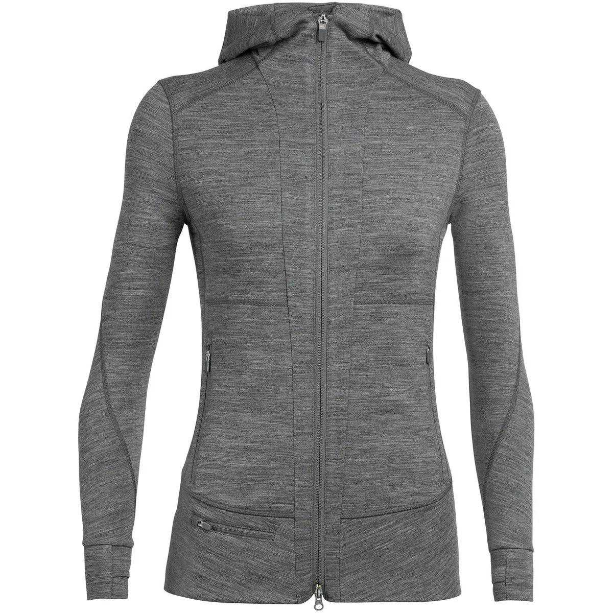 Storm Protection Travel Light Women's Merino Quantum II Long Sleeve Zip Hood Jacket