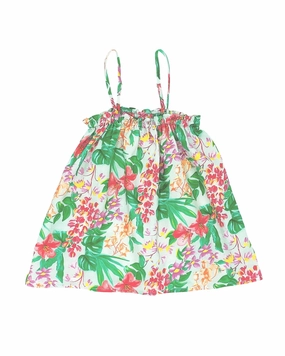 Camouflage wear for kids country Piper Tank Top - White Floral