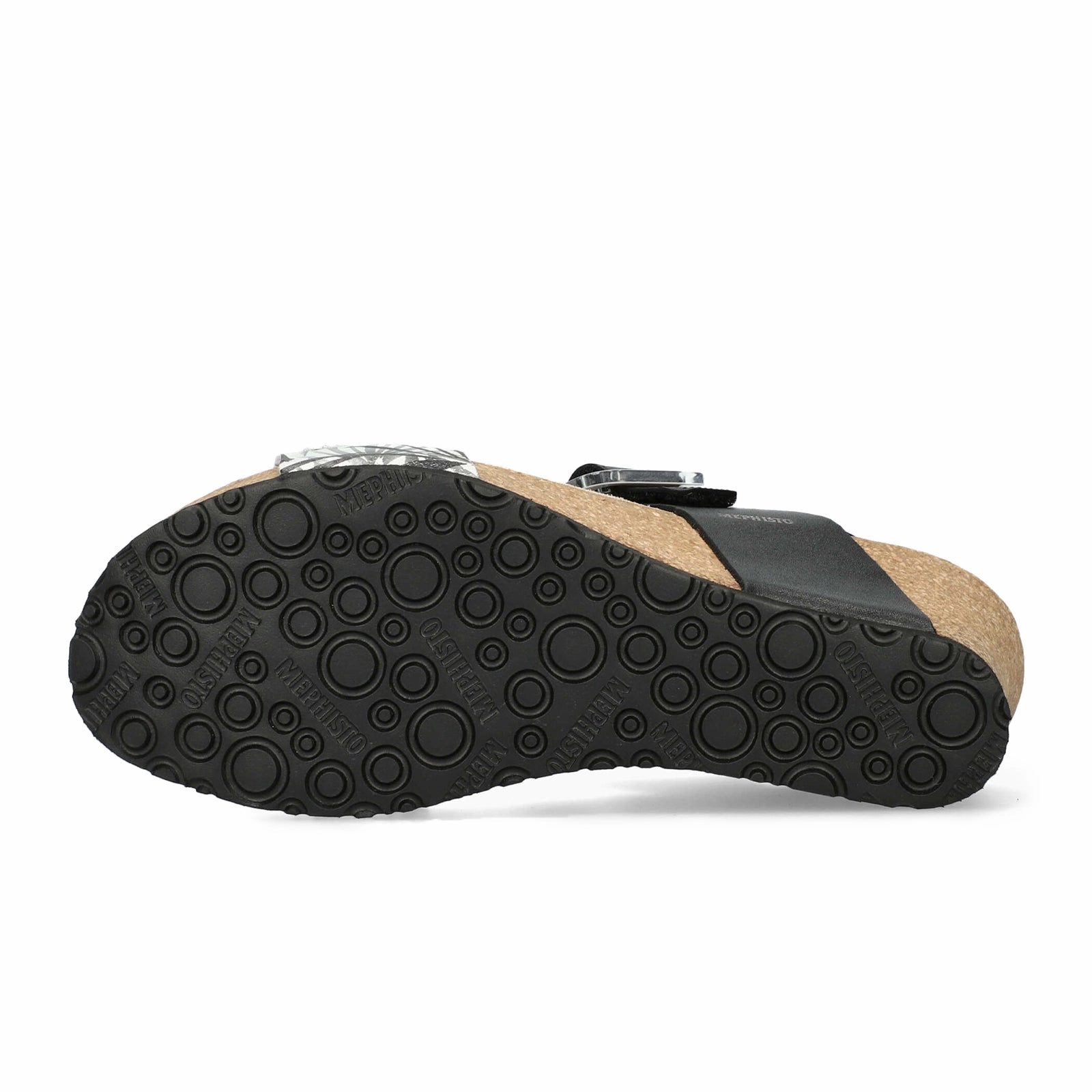 All Day Comfort Design Mephisto Lissia Wedge Sandal (Women) - Black Sandanyl