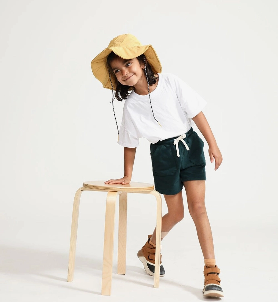 Space themed outfits for children Daily Tee in White